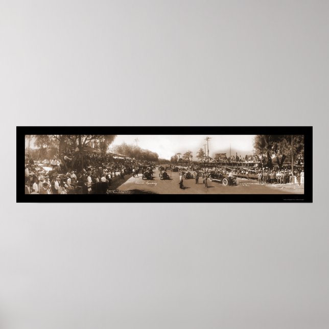 Corona Speedway Foto 1913 Poster (Vorne)