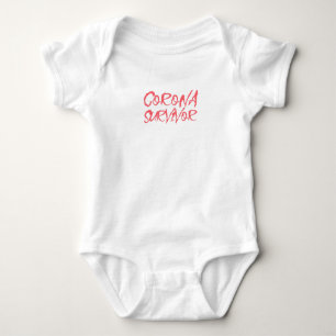 Corona-Virus-Bewusstseinsdesign Baby Strampler