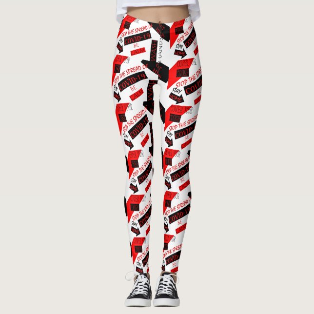 CORONA VIRUS LEGGINGS (Vorderseite)