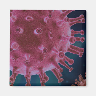 Corona-Virus-Mikrobiologie Magnet