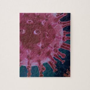 Corona-Virus-Mikrobiologie Puzzle