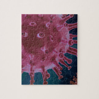 Corona-Virus-Mikrobiologie Puzzle
