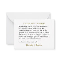 Corona-Virus-Nachrichteneingabe mit Einladungen