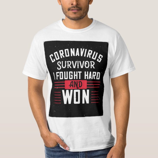 Corona Virus Survivor - T-Shirt (Vorderseite)