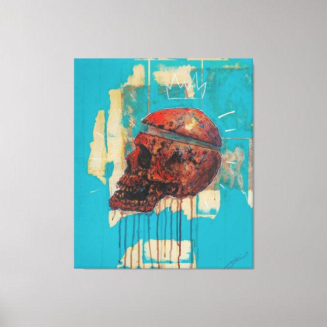 "Coronada Mortalidad #2" Leinwanddruck (Vorderseite)