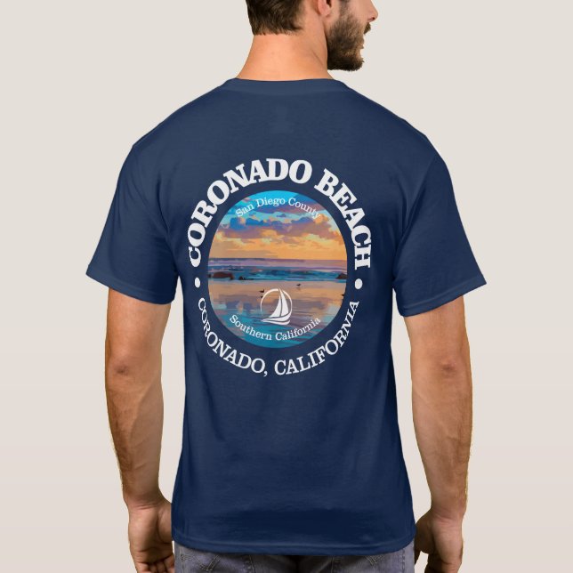 Coronado Beach (C) T-Shirt (Rückseite)
