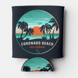 Coronado Beach California Retro Sunset Souvenirs Dosenkühler