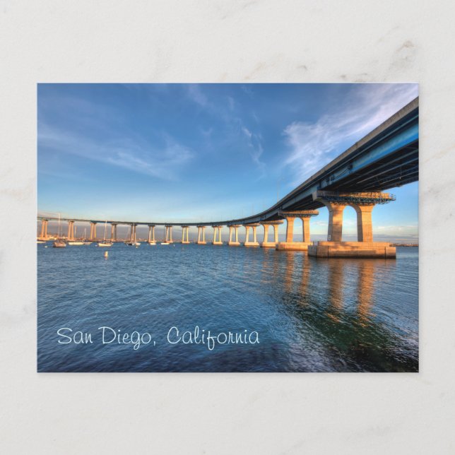 Coronado Bridge in San Diego Postcard Postkarte (Vorderseite)