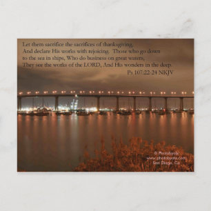 Coronado Bridge Postkarte