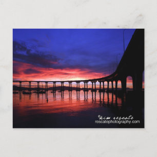 Coronado Bridge Sunrise Postkarte