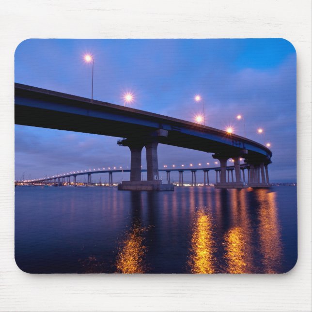 Coronado-Brücke bei Dusk Mousepad (Vorne)