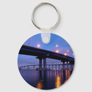 Coronado-Brücke bei Dusk Schlüsselanhänger