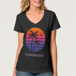 Coronado California Palm Tree Family Holiday T-Shirt