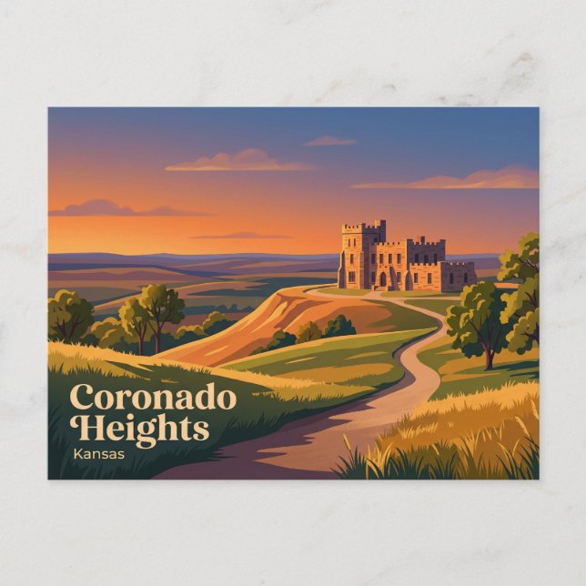 Coronado Heights Park USA Postkarte (Vorderseite)