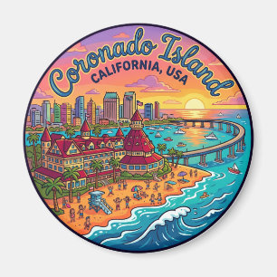 Coronado-Insel USA Magnet
