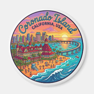Coronado-Insel USA Magnet