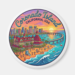 Coronado-Insel USA Magnet