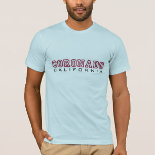 Coronado Kalifornien - Buchstaben T-Shirt