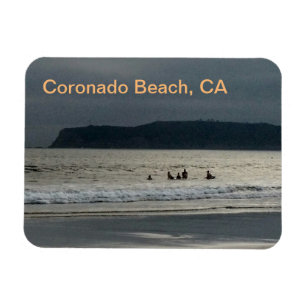 Coronado Strand-Kalifornien-Foto-Magnet Magnet