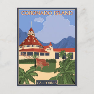 Coronado Tropeninsel, Kalifornien Postkarte