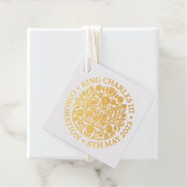 Coronation Emblem King Charles III Geschenkanhänger