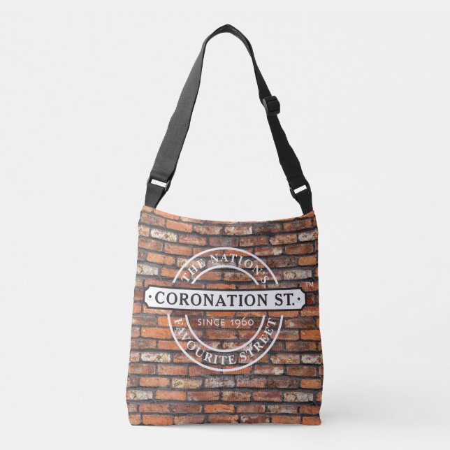 Coronation Street - Logo Tragetaschen Mit Langen Trägern (Vorderseite)