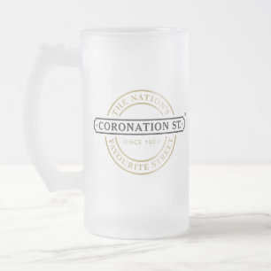 Coronation Street - Mattierte Tasse von Logos