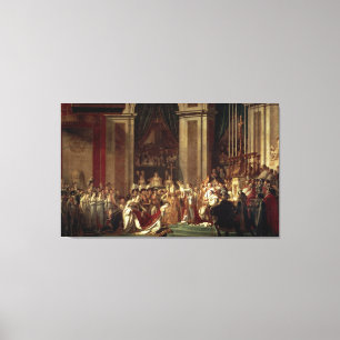 Coronation von Napoleon durch Jacques-Louis David Leinwanddruck