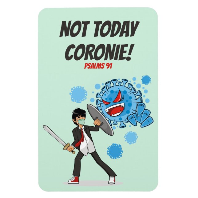 Coronavirus 4" x 6" Magnet (Vertikal)