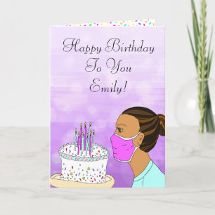 Coronavirus Birthday wünscht Karte
