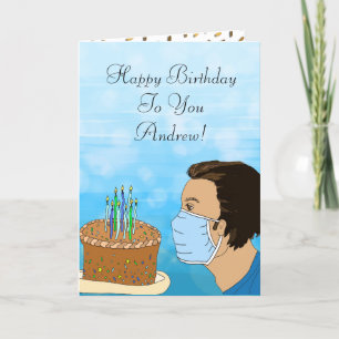 Coronavirus Birthday wünscht Karte