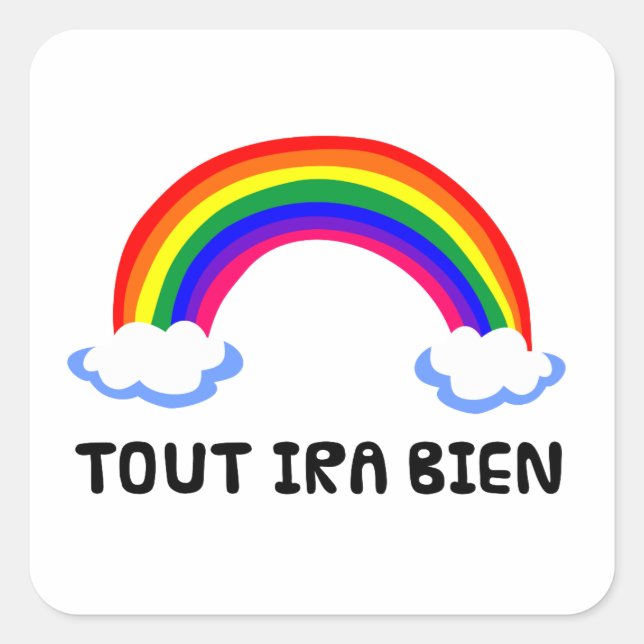 Coronavirus corona-Virus-Symbol Franc Quadratischer Aufkleber (Vorderseite)