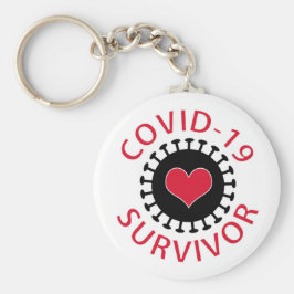 Coronavirus Covid-19 Survivor Schlüsselanhänger