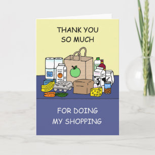 Coronavirus Danke, dass du mein Shopping gemacht h Karte