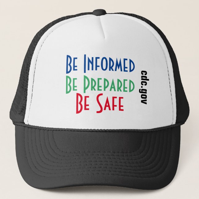 Coronavirus Hat Truckerkappe (Vorderseite)