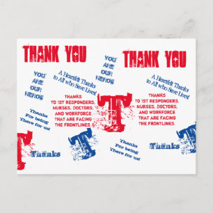 CORONAVIRUS HEROES POSTKARTE