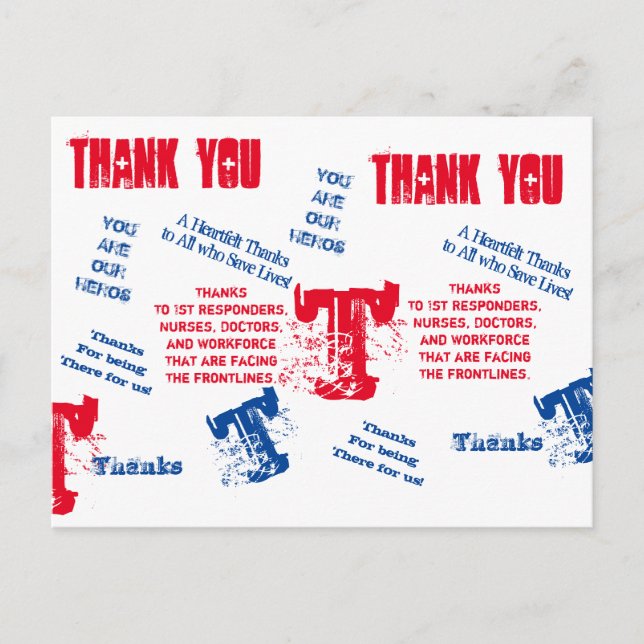 CORONAVIRUS HEROES POSTKARTE (Vorderseite)