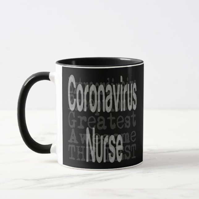 Coronavirus Nurse Extraordinaire Tasse (Links)