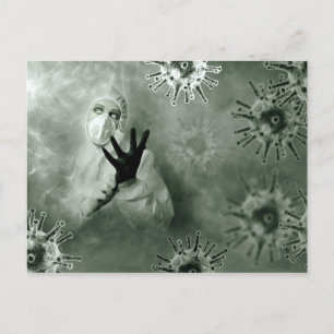 Coronavirus Nurse Postkarte