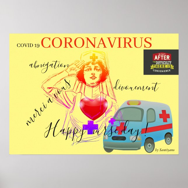 Coronavirus Poster (Vorne)