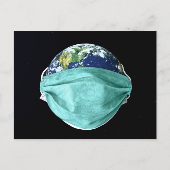 Coronavirus Postkarte (Vorderseite)