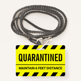 Coronavirus Selbstisolierung Quarantäne Ausweis