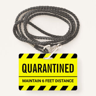 Coronavirus Selbstisolierung Quarantäne Ausweis