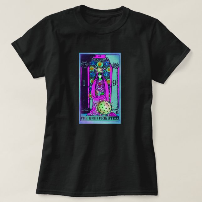 Coronavirus Tarot Hoher Priester COVID-19 T - Shir T-Shirt (Design vorne)