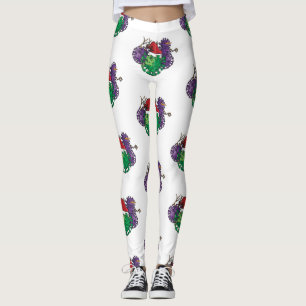 Coronaviruskeime Schneemann Leggings