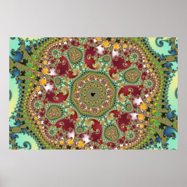 Coronel - Fraktal Poster (Vorne)