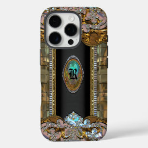Coronelli Chic Elegant Monogram iPhone 16 Pro Hülle
