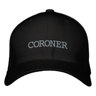 Coroner Black Hat Bestickte Baseballkappe