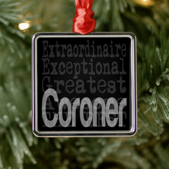 Coroner Extraordinaire Ornament Aus Metall (Baum)