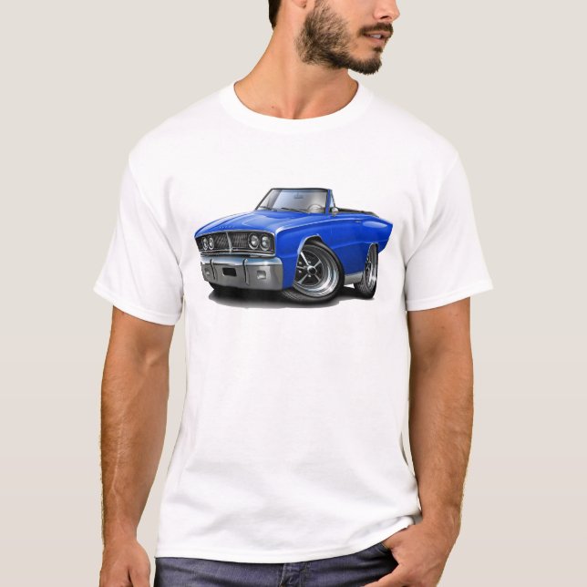 Coronet-blaues Kabriolett 1966 T-Shirt (Vorderseite)